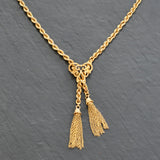 Rope Chain Tassel Necklace