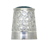 Silver & Chalcedony Thimble