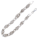 Fancy Link Silver Bracelet