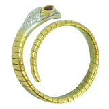 Snake Ring with Diamonds & Rubies