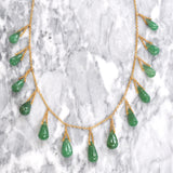 Aventurine Fringe Collar