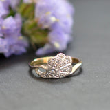 Diamond Cluster Ring