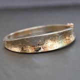 Gold Engraved Bangle