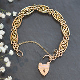 Rose Gold Gate Link Bracelet