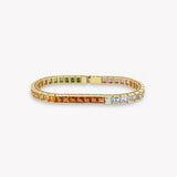 Mixed Stone Tennis Bracelet