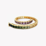 Mixed Stone Tennis Bracelet