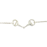 Silver Horse Bit Pendant