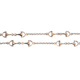 Silver Horse Bit Necklace