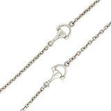 Silver Horse Bit Link Bracelet