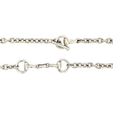 Silver Horse Bit Necklace