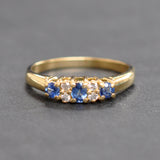 Sapphire & Diamond Ring
