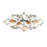 Silver Horse Shoe Brooch