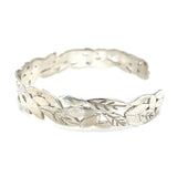 Silver 'Leaf' Bangle