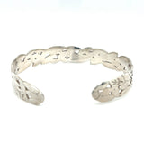 Silver 'Leaf' Bangle