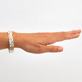 Silver 'Leaf' Bangle