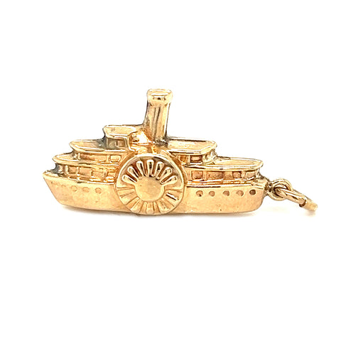 Paddles Steamer Charm