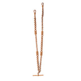 Victorian Rose Gold Watch Chain