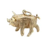 Gold Pig Charm