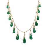 Aventurine Fringe Collar