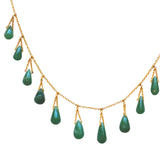 Aventurine Fringe Collar