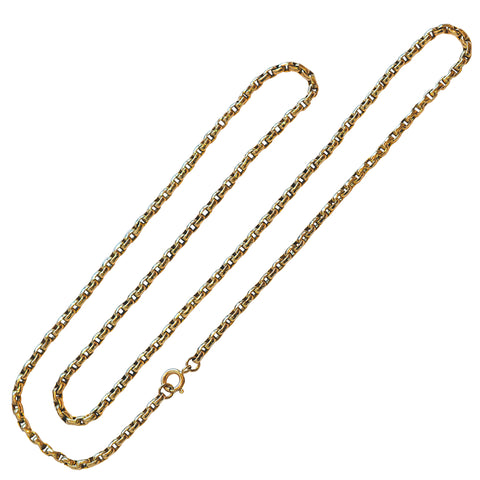 Oval Link Yellow Gold Chain