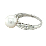 Pearl & Diamond Ring