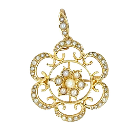 Pearl Set Pendant/Brooch