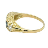 Sapphire & Diamond Ring