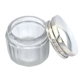 Silver Lidded Rouge Jar