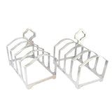 Pair of Silver Toast Racks