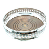 Pair of Gallery Silver Bottle Coasters