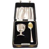 Silver Egg Cup & Spoon