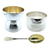 Egg Cup, Spoon and Napkin Ring Set