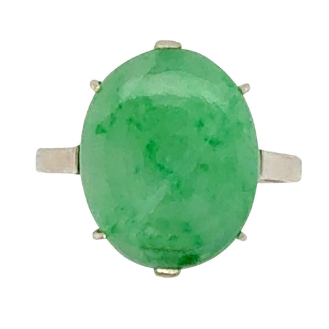Oval Jade Ring
