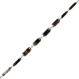 Banded Agate Link Necklace