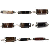 Banded Agate Link Necklace