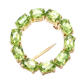 Peridot Brooch