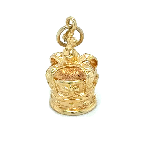 Gold Crown Charm