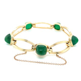 Art Deco Chrysoprase Bracelet