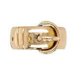 Rose gold buckle ring