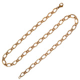 Yellow Gold Curb Link Chain