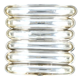 Silver Triple Cigar Case