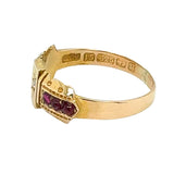 Ruby & Diamond Gypsy Ring