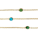Turquoise Heart Locket Necklace