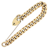 Rose Gold Curb Link Bracelet