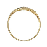 Diamond & Sapphire Gypsy Ring