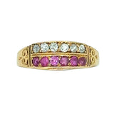 Diamond & Ruby Gypsy Ring
