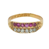 Diamond & Ruby Gypsy Ring