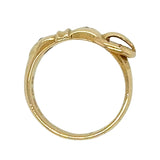 Diamond Set Buckle Ring
