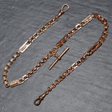 Victorian Rose Gold Watch Chain